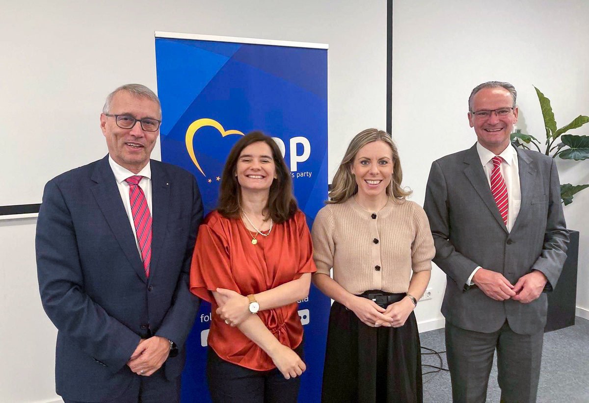 EPP (@epp) on Twitter photo EPP General Affairs Ministers, co-chaired by <a href="/Rosencrantz_J/">Jessica Rosencrantz</a> and <a href="/ines_cldomingos/">Inês Domingos</a>, met today in Luxembourg to prepare the General Affairs Council. Ministers discussed the upcoming European Council, focusing on Russia´s war of aggression against Ukraine and European defence. EPP General Affairs Ministers, co-chaired by <a href="/Rosencrantz_J/">Jessica Rosencrantz</a> and <a href="/ines_cldomingos/">Inês Domingos</a>, met today in Luxembourg to prepare the General Affairs Council. Ministers discussed the upcoming European Council, focusing on Russia´s war of aggression against Ukraine and European defence.