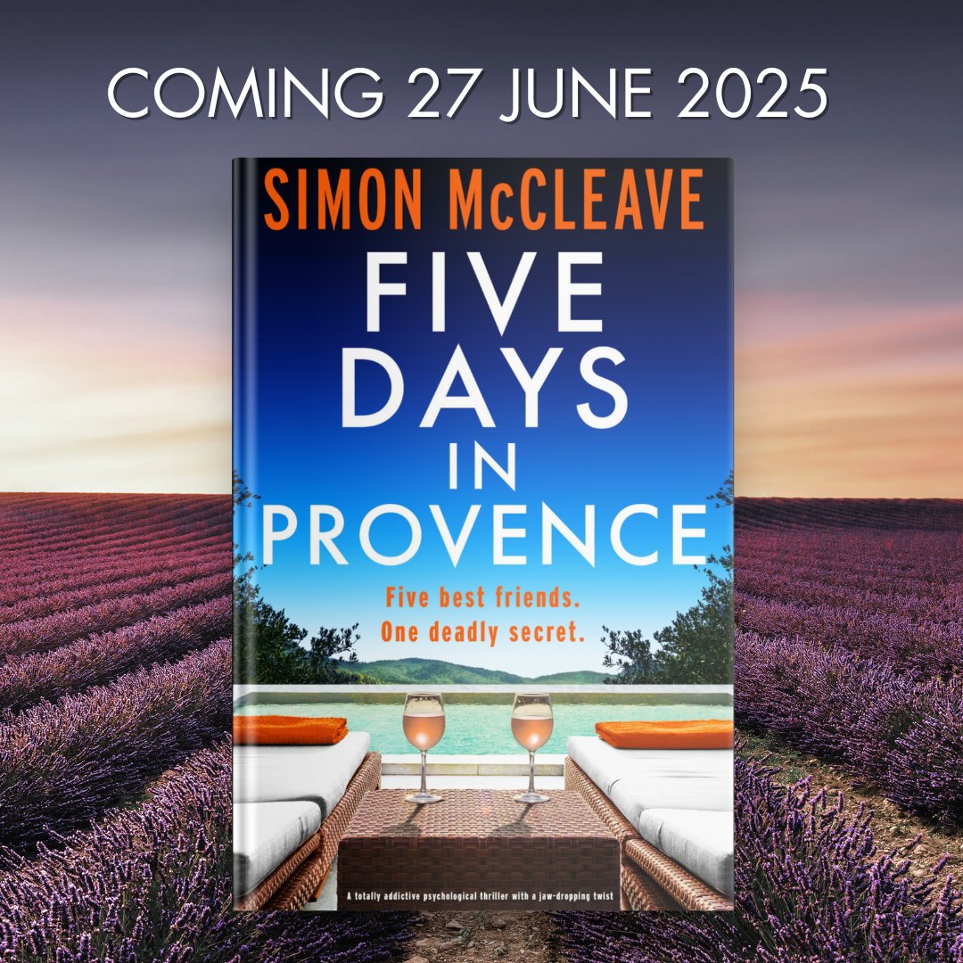 Storm Publishing (@stormbooks_co) on Twitter photo ‘I read it in one sitting. A fabulous mystery with so many suspicious characters you won’t be able to guess. A must read for all thriller fans.’ ⭐⭐⭐⭐⭐ Reader review
🔥 Pre-order Five Days in Provence by <a href="/simon_mccleave/">Simon McCleave Author</a>: geni.us/927-po-two-am
#psychologicalthriller ‘I read it in one sitting. A fabulous mystery with so many suspicious characters you won’t be able to guess. A must read for all thriller fans.’ ⭐⭐⭐⭐⭐ Reader review
🔥 Pre-order Five Days in Provence by <a href="/simon_mccleave/">Simon McCleave Author</a>: geni.us/927-po-two-am
#psychologicalthriller