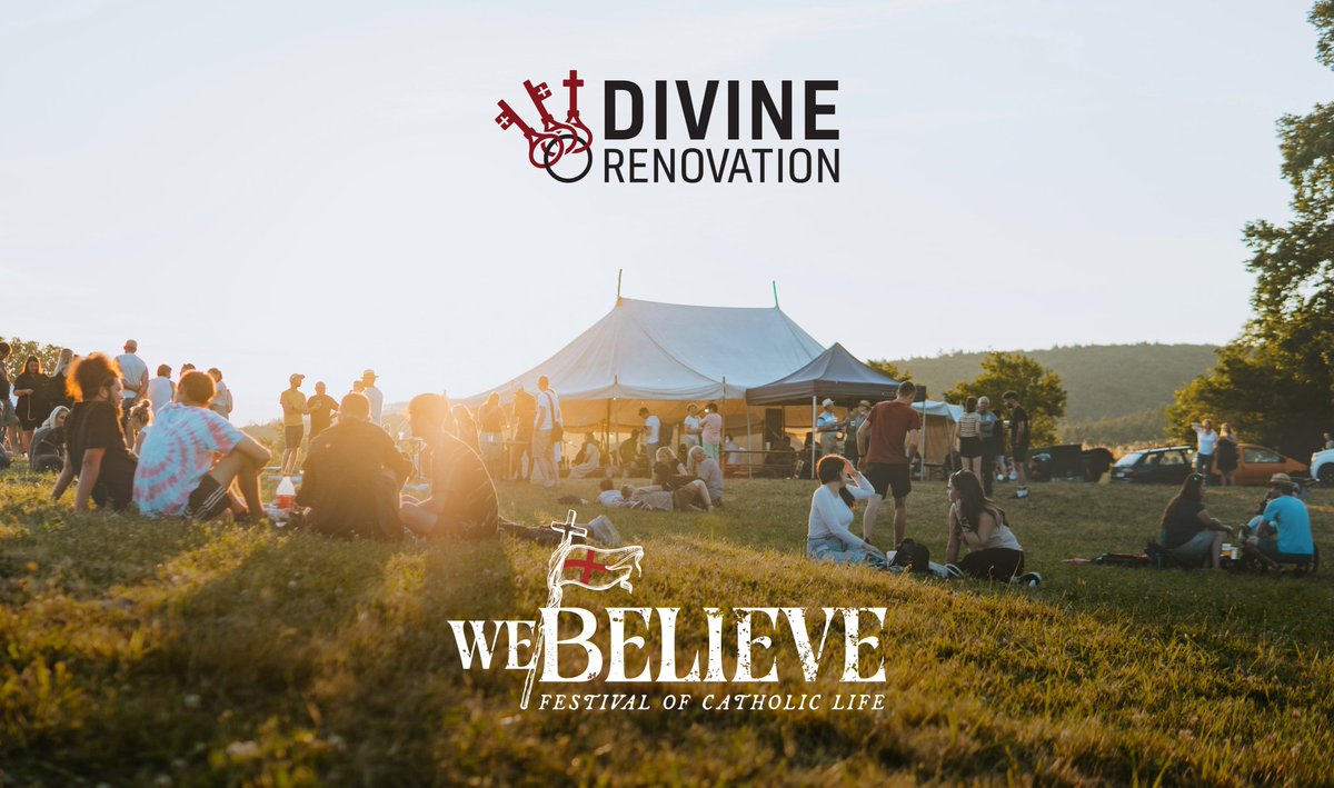 Come celebrate the Jubilee at WeBelieve — a 4-day festival of Catholic life, worship, and mission happening July 25–28 in Birmingham! 🎉 Join Divine Renovation + inspiring speakers for a powerful time of renewal.

🎟 Get 50% off: webelievefestival.com with code DIVRENO50.