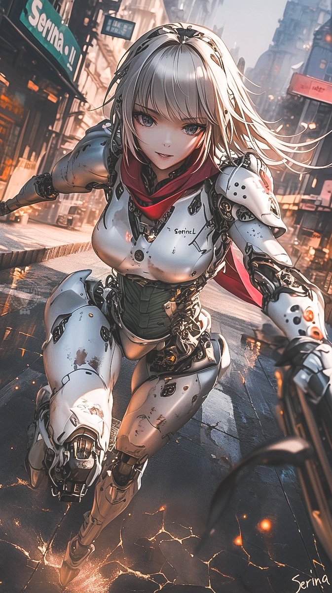 Serina__L's tweet photo. QT your Cyborg Art 

It's time for action 🔥
Gear up, and face the day with full might 💪
 
Create with #midjourney 
Tao for full
https://t.co/nQTAhfu3LT https://t.co/SvdjB77qhE