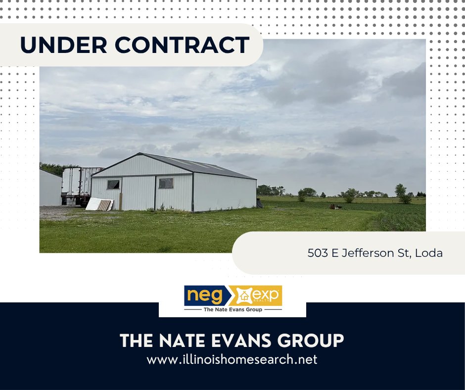 Under contract never sounded so sweet, especially when it happens multiple times in one week! 🏠💛 Call our office to know more! 217.239.7113 Nate Evans is a licensed realtor with The Nate Evans Group, EXP Realty

#teamneg #realestate #exprealty