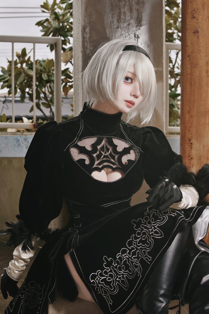 Shiro_sct's tweet image. 【Cosplay】
NieR:Automata/2B

📷“@shou_cam1 ”さん
 #愛車COS