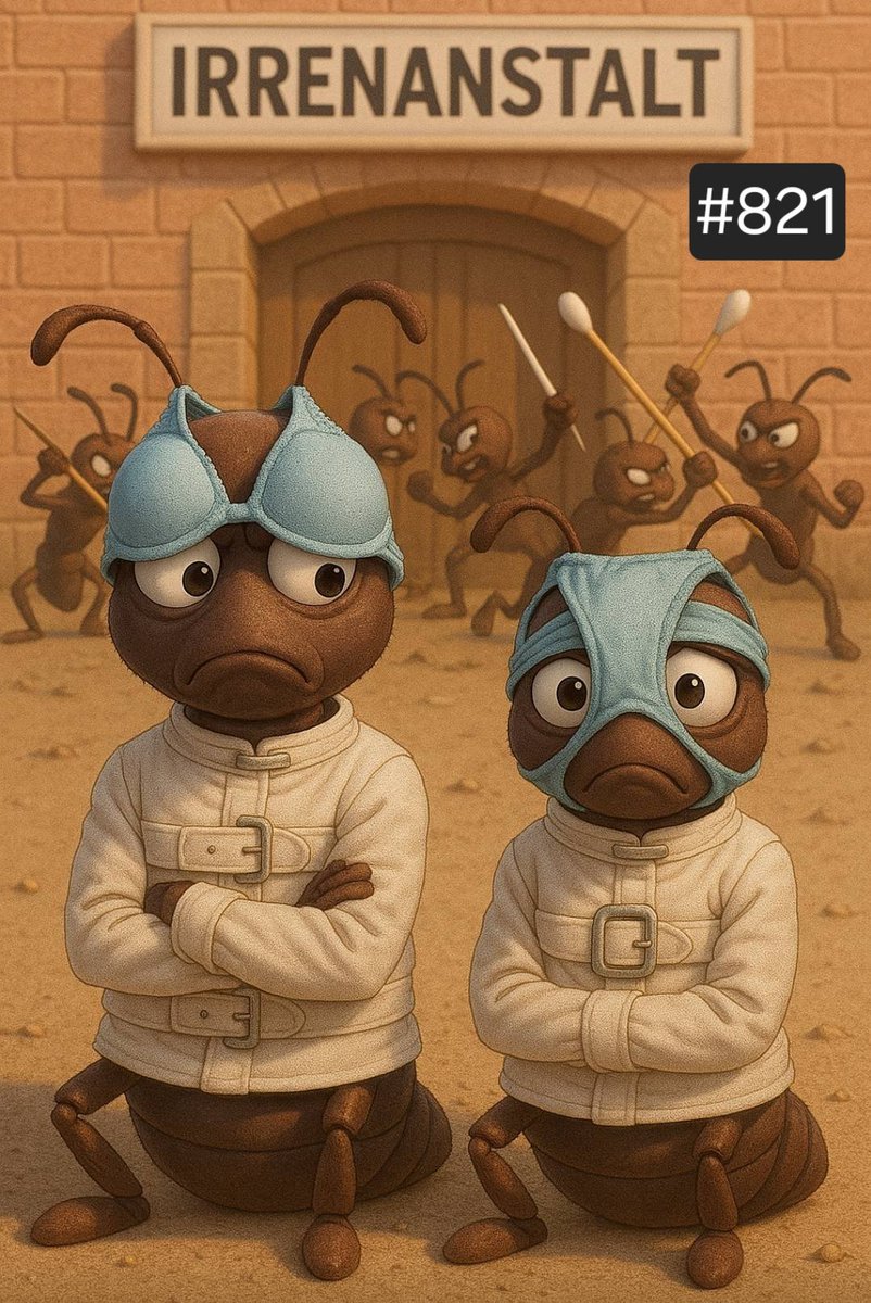 Mullemaus23's tweet photo. @TheAnts_global
Das Irrenhaus sucht dich!
Normale Leute? Haben wir aussortiert.
Bei uns regiert der Wahnsinn – laut, wild und durchgeknallt!
Wenn deine Taktik zwischen Genie und totalem Chaos pendelt und du in der Gruppe der Bekloppten zu Hause sein willst... dann komm
#821 IHD https://t.co/nccsm9D4rk