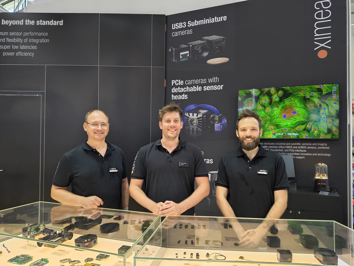 XIMEA - Imaging beyond the Standard. (@ximeagmbh) on Twitter photo Happy to get things startet on the <a href="/PHOTONICSWORLD/">LASER World of PHOTONICS</a> in Munich, Meet our #charmingnerds team at Booth A3.312 Happy to get things startet on the <a href="/PHOTONICSWORLD/">LASER World of PHOTONICS</a> in Munich, Meet our #charmingnerds team at Booth A3.312