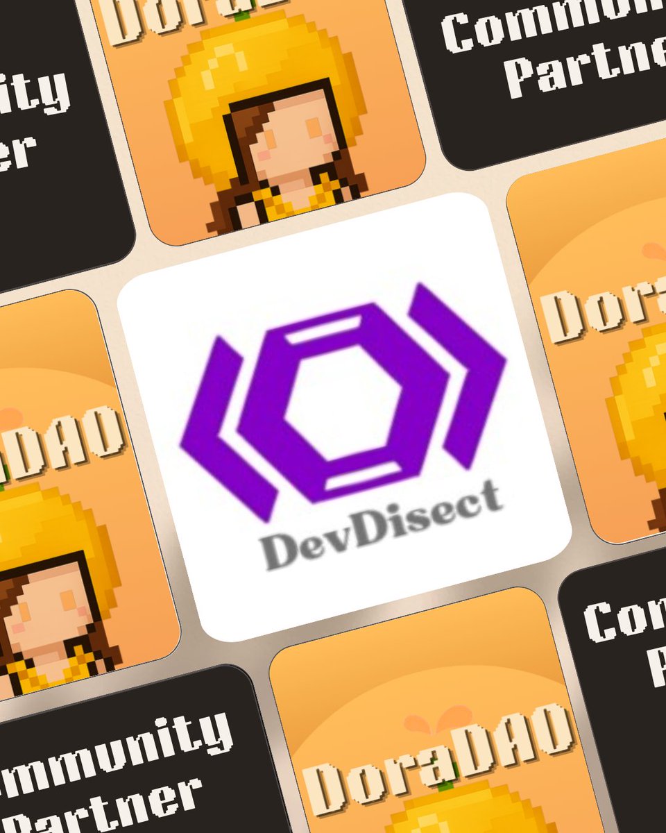 connectdoradao's tweet image. We’re thrilled to welcome amazing Community Partners  to the fam.💛

@DevDisect 

Each partner brings their unique vibe, culture &amp;amp; energy, making this community truly borderless and vibrant.

The journey is better when you have your tribe.
Welcome aboard, Champions! 🏆