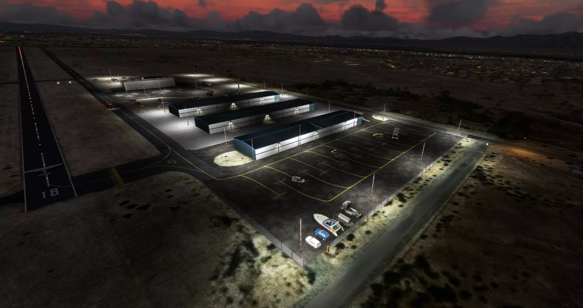 simflight's tweet image. See Bullhead City from above as you descend into A20. Nestled near the Colorado River, this airport sits close to the California line. A quiet but detailed stop for your general aviation flights. 

secure.simmarket.com/canuckair-a20-…

  #MSFS20 #SCENERY #ARIZONA #USA #4K #SIMMARKET