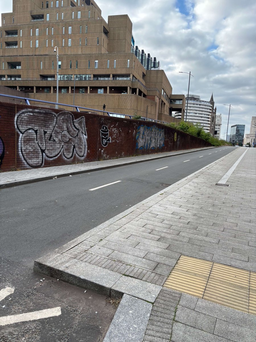 MeristemDesign's tweet image. From grey to green 🌿
A graffiti-covered wall on Bath Street is now a lush green walkway thanks to 30m of green screens we installed with @lpoolcouncil.
Funded by @ClimateKIC , this project supports:
✅ Cleaner air
✅ More biodiversity
✅ Better journeys by foot & bike