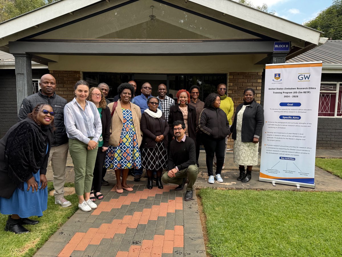 The Dean of UZ-FHMS, together with our George Washington University colleagues under the US-Zim RETP program,  are currently conducting a one-day hybrid workshop on "Ethical Frontiers: Navigating Health Research on Commercial Influences."