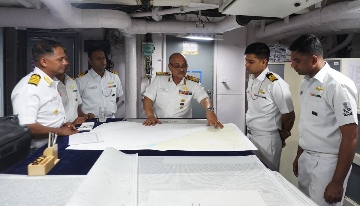 National Hydrographic Office (@in_nho_dehradun) on Twitter photo RAdm Peush Pawsey, Jt Chief Hydrographer visited #INSDarshak & #INSSarvekshak at Chennai to review hydrographic surveys of the survey season, addressed officers & men of both ships & commended their efforts. He also interacted with #FOTNA at <a href="/IN_HQTNP/">Tamil Nadu and Puducherry Naval Area</a> & discussed op taskings. RAdm Peush Pawsey, Jt Chief Hydrographer visited #INSDarshak & #INSSarvekshak at Chennai to review hydrographic surveys of the survey season, addressed officers & men of both ships & commended their efforts. He also interacted with #FOTNA at <a href="/IN_HQTNP/">Tamil Nadu and Puducherry Naval Area</a> & discussed op taskings.