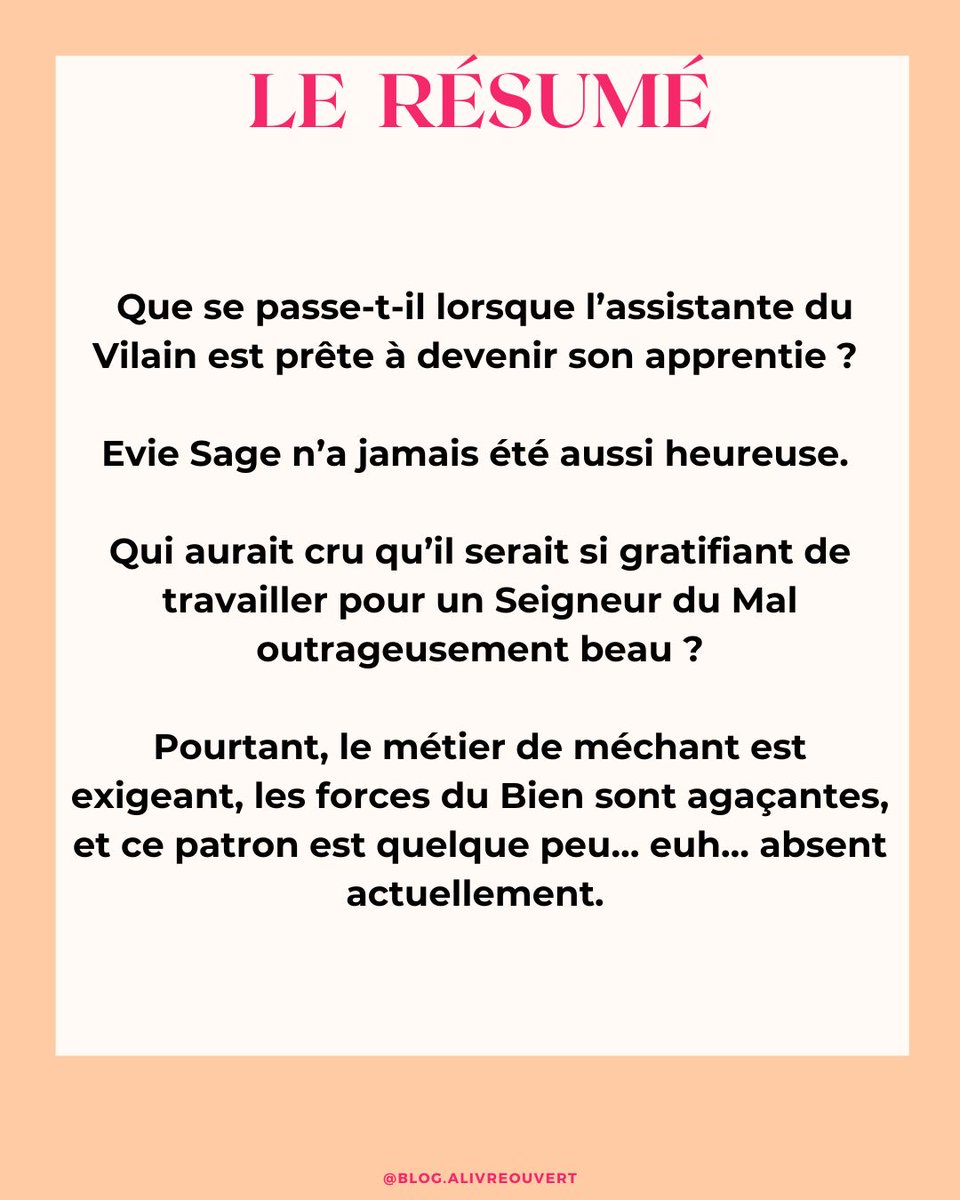 BesseEmilie1's tweet photo. Apprentice to the Villain vient de paraître en France !

Si t'aimes la romance fantastique avec beaucoup d'humour, alors c'est vraiment un livre fait pour toi.

#lecture https://t.co/hG5ul0QsCX