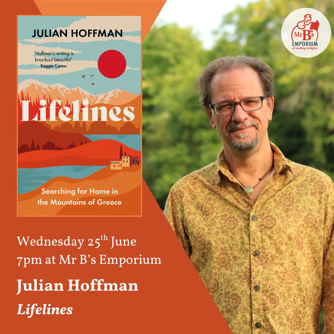Julian Hoffman (@julianhoffman) on Twitter photo It's a busy week of events for Lifelines! After tonight's conversation with Charles Foster in Oxford I'll be joining Richard Kerridge at the fabulous <a href="/mrbsemporium/">Mr B's Emporium</a> in Bath tomorrow evening, June 25th. Ticket details in the link below! mrbsemporium.com/events/2025/04… It's a busy week of events for Lifelines! After tonight's conversation with Charles Foster in Oxford I'll be joining Richard Kerridge at the fabulous <a href="/mrbsemporium/">Mr B's Emporium</a> in Bath tomorrow evening, June 25th. Ticket details in the link below! mrbsemporium.com/events/2025/04…