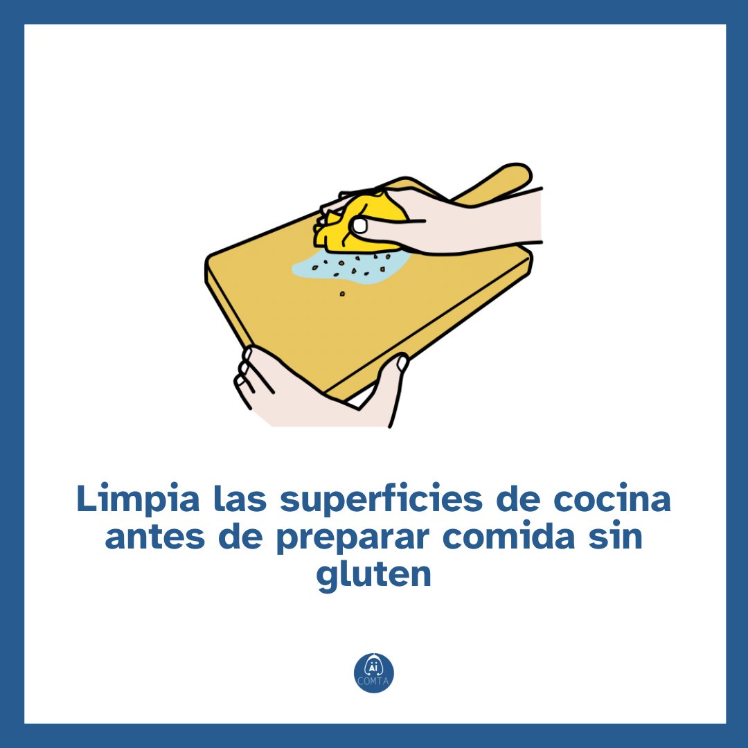 COMTA (@comtasalud) on Twitter photo Desliza para descubrir cuáles son los 3 tips para evitar la contaminación cruzada📝
💻 + info. en: <a href="/FACEceliacos/">Federación de Asociaciones de Celiacos de España</a>
#Celiaquía #Salud #InformaciónMédica
ℹ Fuentes:
• <a href="/pontegastro/">Digestivo Pontevedra Hospital Universitario</a> <a href="/ponsalsergas/">Área Sanitaria de Pontevedra e O Salnés</a>
🤝🏻Colaboran @fecyt_ciencia y #EncePlanSocialPontevedra / Pictogramas: <a href="/arasaac/">ARASAAC</a> Desliza para descubrir cuáles son los 3 tips para evitar la contaminación cruzada📝
💻 + info. en: <a href="/FACEceliacos/">Federación de Asociaciones de Celiacos de España</a>
#Celiaquía #Salud #InformaciónMédica
ℹ Fuentes:
• <a href="/pontegastro/">Digestivo Pontevedra Hospital Universitario</a> <a href="/ponsalsergas/">Área Sanitaria de Pontevedra e O Salnés</a>
🤝🏻Colaboran @fecyt_ciencia y #EncePlanSocialPontevedra / Pictogramas: <a href="/arasaac/">ARASAAC</a>