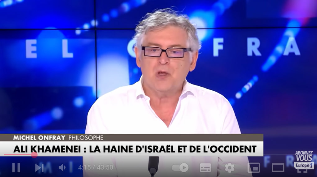 Je ne sais pas qui écrit les titres chez <a href="/CNEWS/">CNEWS</a>, mais il est presque aussi bête que <a href="/MichelOnfray4/">Michel Onfray</a>