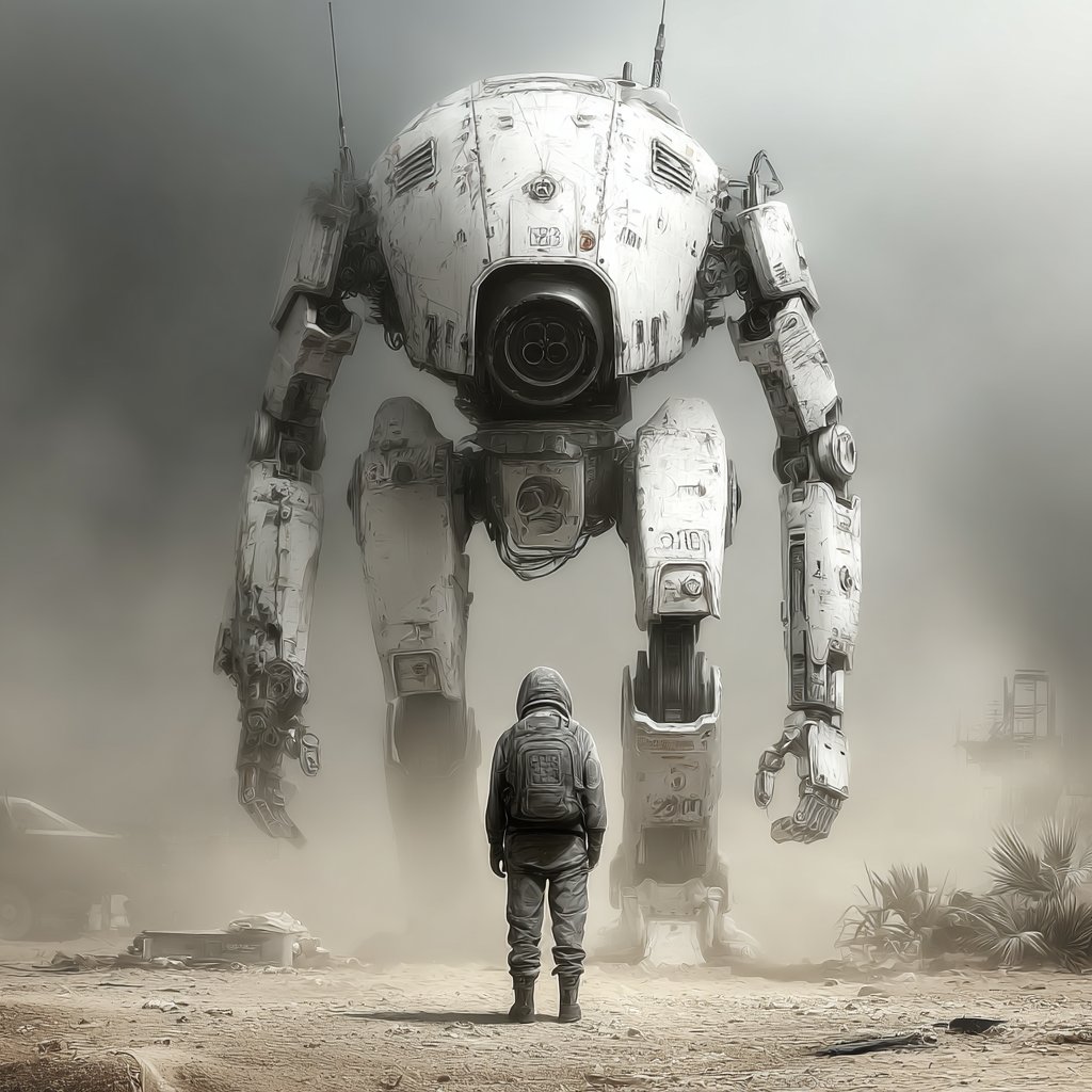 ibexdream's tweet photo. If you teach a machine to win a war, it may ask: 
why did the humans start it in the first place
 — and why do they keep repeating it? 🤖❓

#IranIsraelConflict #IsraelIranConflict #Iran #Israel #Trump #WWIII #Midjourney https://t.co/NSJNgcLPP7