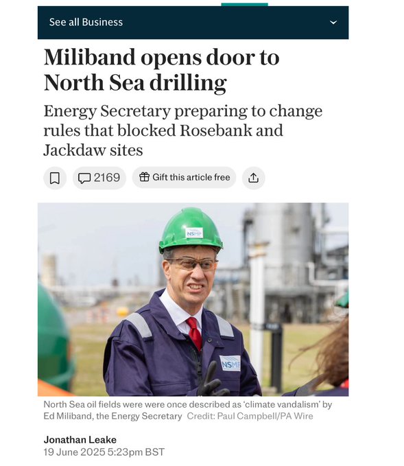 Labour preparing for yet another U-turn. Who would have guessed? lol This is the reason Starmer is refusing to let we Scots vote on our own future, they need our resources.