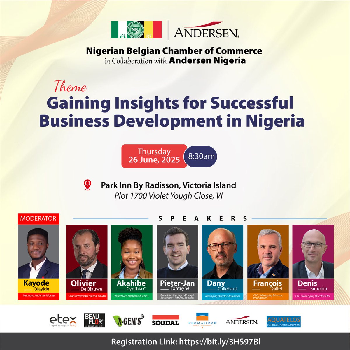 The day after tomorrow, in Lagos. Valuable insights to be shared by numerous Belgian entrepreneurs and managers in 🇳🇬 🇧🇪 joint ventures!