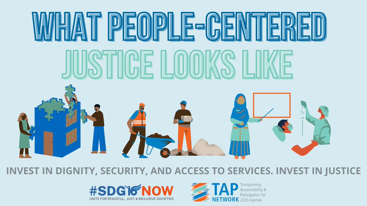 What does justice mean to you?
At the #worldjusticeforum, we’re hearing from civil society leaders, activists, and advocates on what justice looks like—on the ground and in practice.

Follow along → #PeopleCenteredJustice #SDG16Now