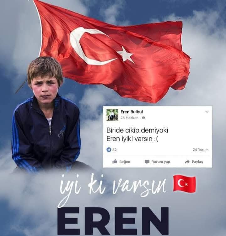 Siz “Şehit” der paylaşırsınız, Biz, TÜRK evladını hangi alçak ŞEHİT ETTİ der tavır koyarız.

Siz, Ferhat’ı, Eren’i,…  Şehit edenlere “meclise gelsin konuşsun, kurucu önder derken ve Dem’li çay içerken” 

biz, ABD/AB/İSRAİL tetikçisi cani Pkk terör örgütü deriz.
Farkımız bu.🤘🇹🇷