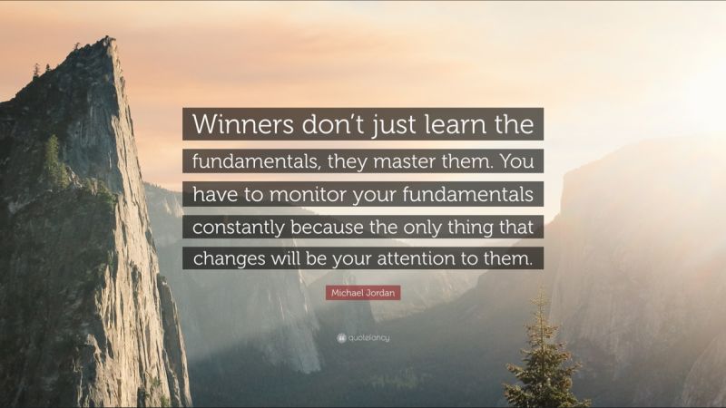 The game doesn’t change.
Your attention to the basics does.

#motivation #mindset #performance