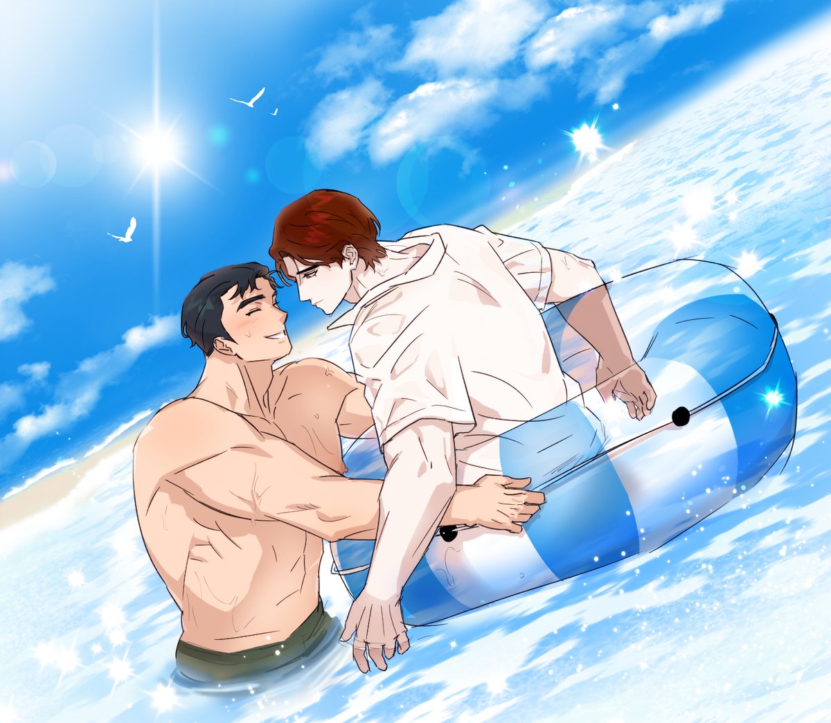 인외 모음 특집으로 <미지와의 동거>가
기간: 6/24 ~ 7/7까지 5화 무료 이벤트 중~
관심 있으신 분들 지금입니당 >< ▶
bomtoon.com/detail/livingt…
크크..홍보겸.. 간만에 알레인 그려봤서요🥹🥹
여름이다..⛱️⛱️