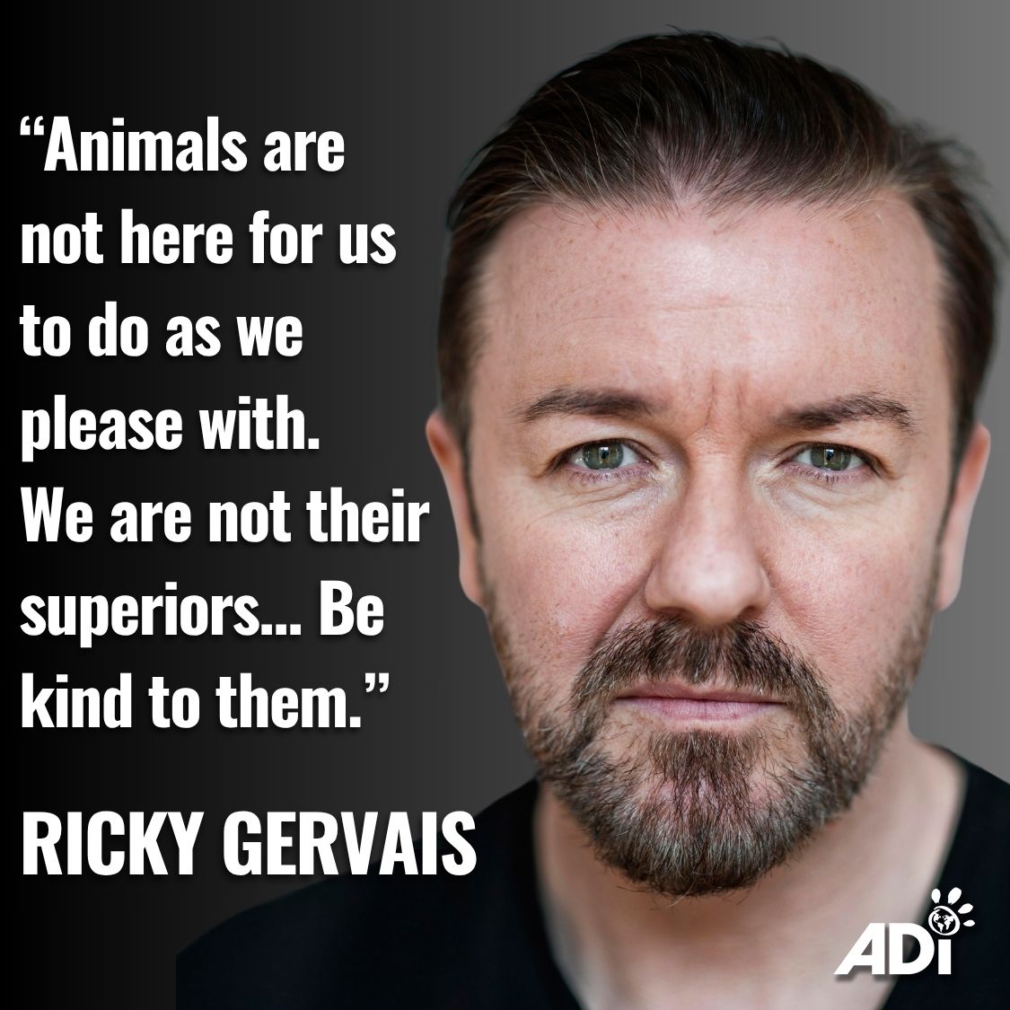 ADI (@animaldefenders) on Twitter photo HAPPY BIRTHDAY <a href="/rickygervais/">Ricky Gervais</a>!
An outspoken voice for animals, the vegan comedian has been supporting ADIโs work since his early days on XFM radio back in 1998. In 2017, we were proud to present Ricky with the Lord Houghton Award for Animal Welfare. We wish Ricky a fantastic day! HAPPY BIRTHDAY <a href="/rickygervais/">Ricky Gervais</a>!
An outspoken voice for animals, the vegan comedian has been supporting ADIโs work since his early days on XFM radio back in 1998. In 2017, we were proud to present Ricky with the Lord Houghton Award for Animal Welfare. We wish Ricky a fantastic day!