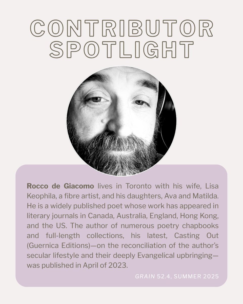 52.4 CONTRIBUTOR SPOTLIGHT: ROCCO DE GIACOMO!