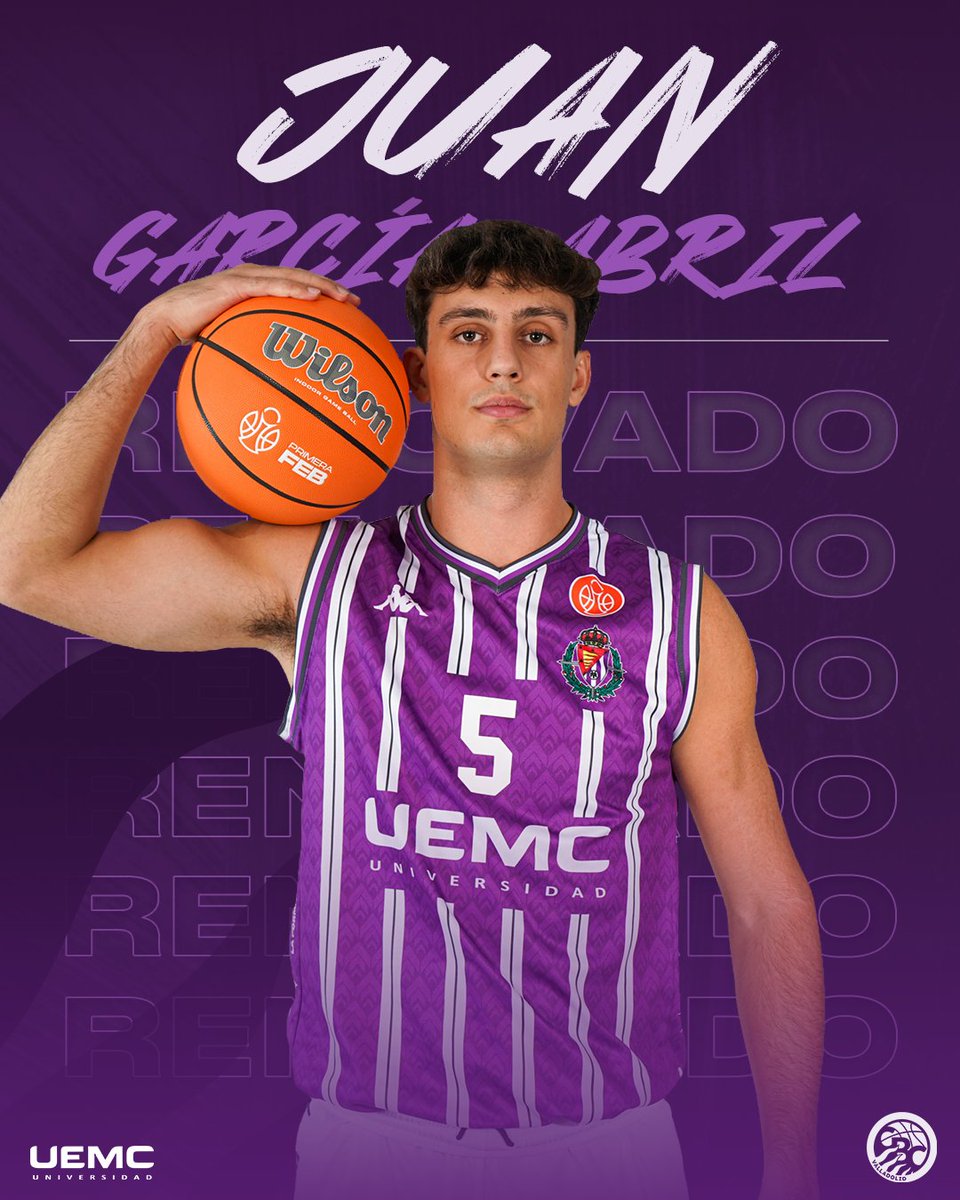 CBC_Valladolid's tweet photo. 🤝 Juan García-Abril, primer nombre confirmado para el @UEMC CBC 25/26. ¡Juntos y creciendo un año más!

🔗 https://t.co/bKtgDUCik3

#VolverALaEsencia
@UEMC #PucelaBasket https://t.co/JfM7oqvc6V