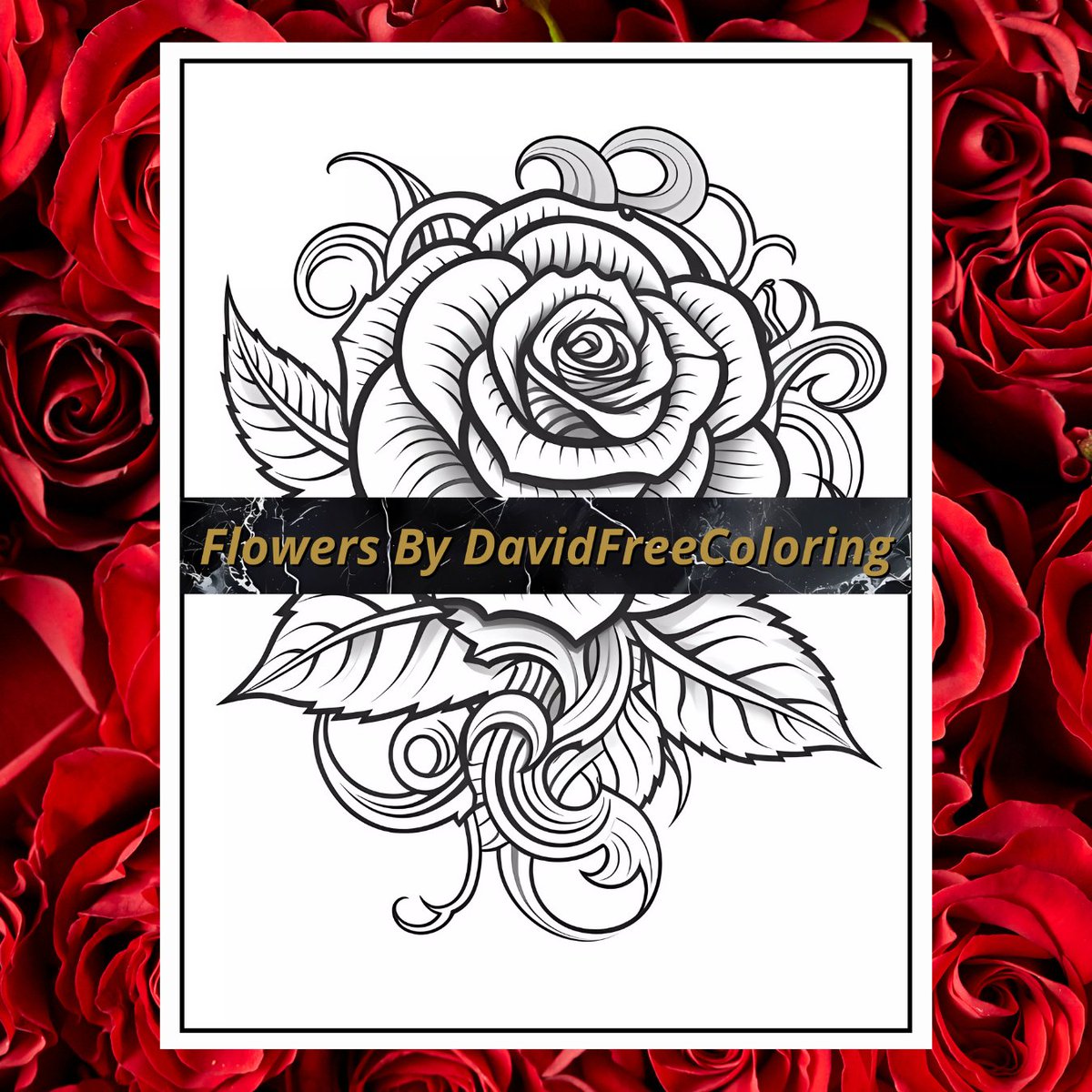 DavidFreeColor's tweet photo. Coloring isn’t just for kids. It’s my favorite way to unplug, focus, and forget I even have a phone 😌 Give your brain a break and let your hands bring these flowers to life 🌺🖍 Click the link in BIO for the book if you wanna join! 🤗🎨 https://t.co/EclcNbkDsH