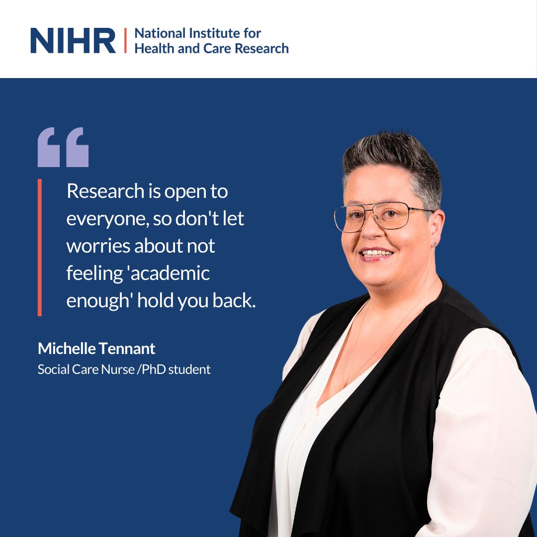 "Don't let not feeling 'academic enough' hold you back!"

The Researcher Development Programme for Social Care Nurses gives you protected time, support and learning to grow your confidence and skills in research.

Only a few days left to take advantage of this opportunity.

⏳