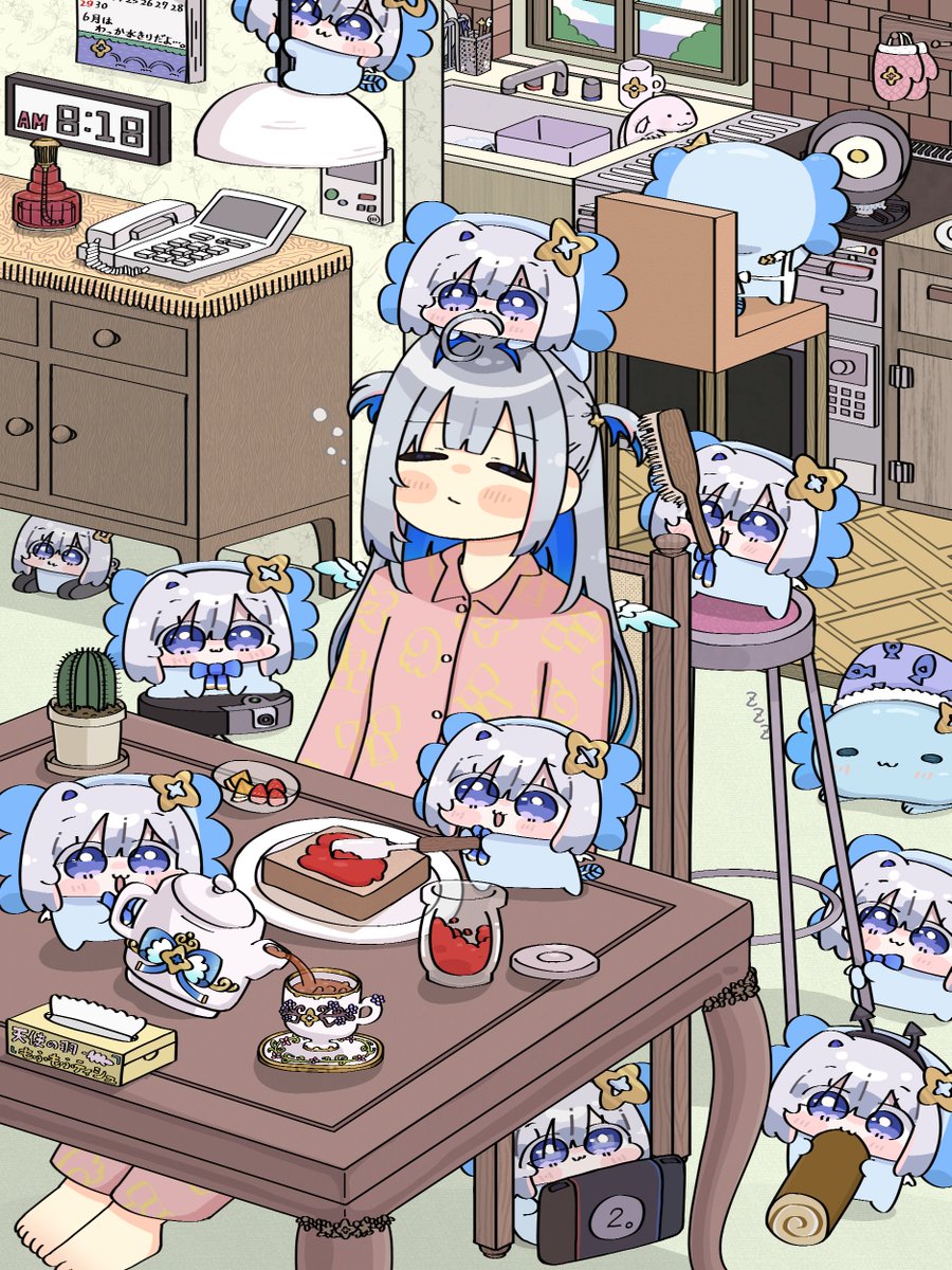 朝支度かなたそちゃん
＃かなたーと