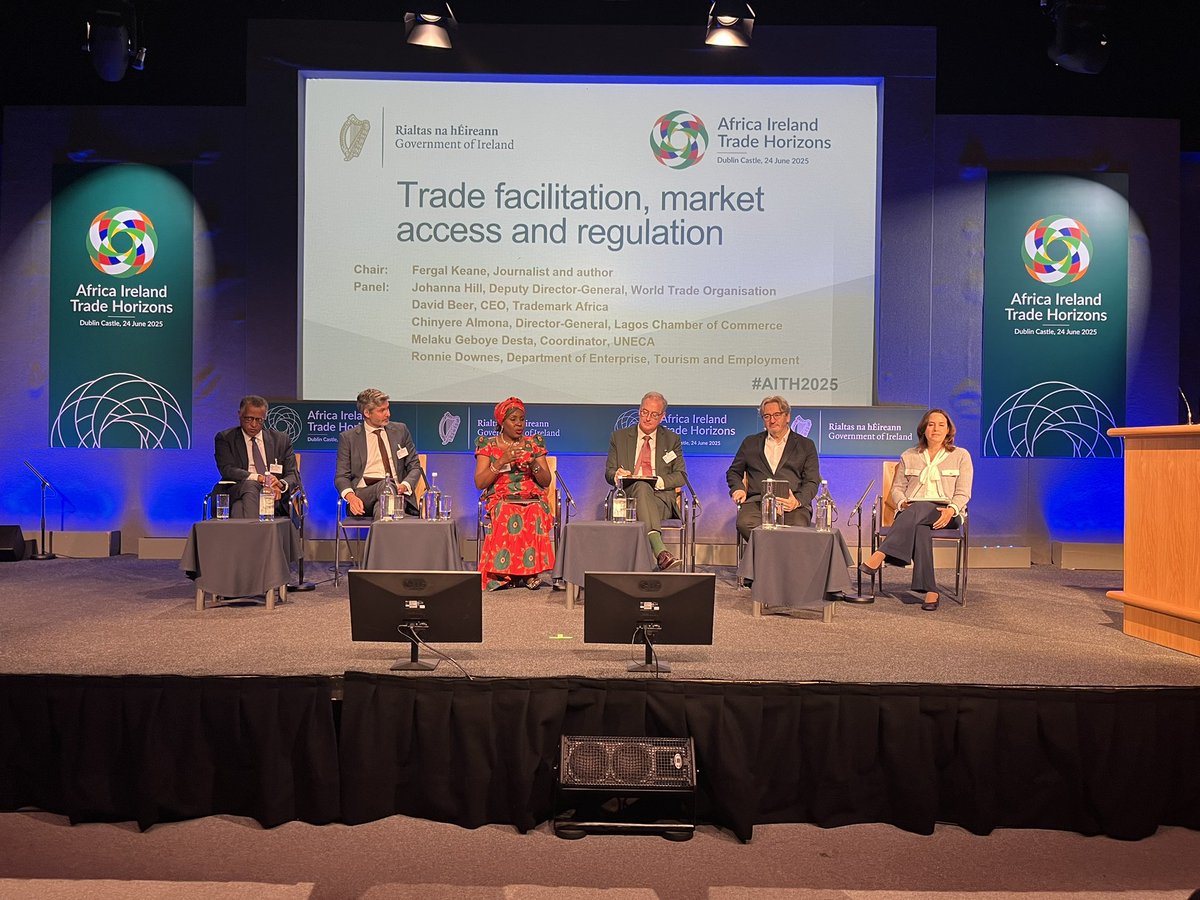 Irish Embassy Pretoria (@irlembpretoria) on Twitter photo #AITH Speaking on the trade facilitation, market access & regulation panel, Ronnie Downs <a href="/DeptEnterprise/">Department of Enterprise, Tourism and Employment</a> says goodwill, a strong diaspora, and a favourable investment climate helped drive economic growth in 🇮🇪and can have a similar effect in 🌍countries. #AITH Speaking on the trade facilitation, market access & regulation panel, Ronnie Downs <a href="/DeptEnterprise/">Department of Enterprise, Tourism and Employment</a> says goodwill, a strong diaspora, and a favourable investment climate helped drive economic growth in 🇮🇪and can have a similar effect in 🌍countries.