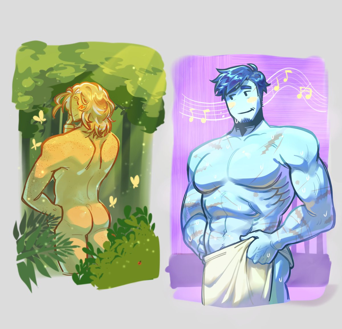 ricingmyball's tweet image. #elliotRoblox and #guest1337 body practice because i miss drawing that
#thelastguest #workatapizzaplaceElliot