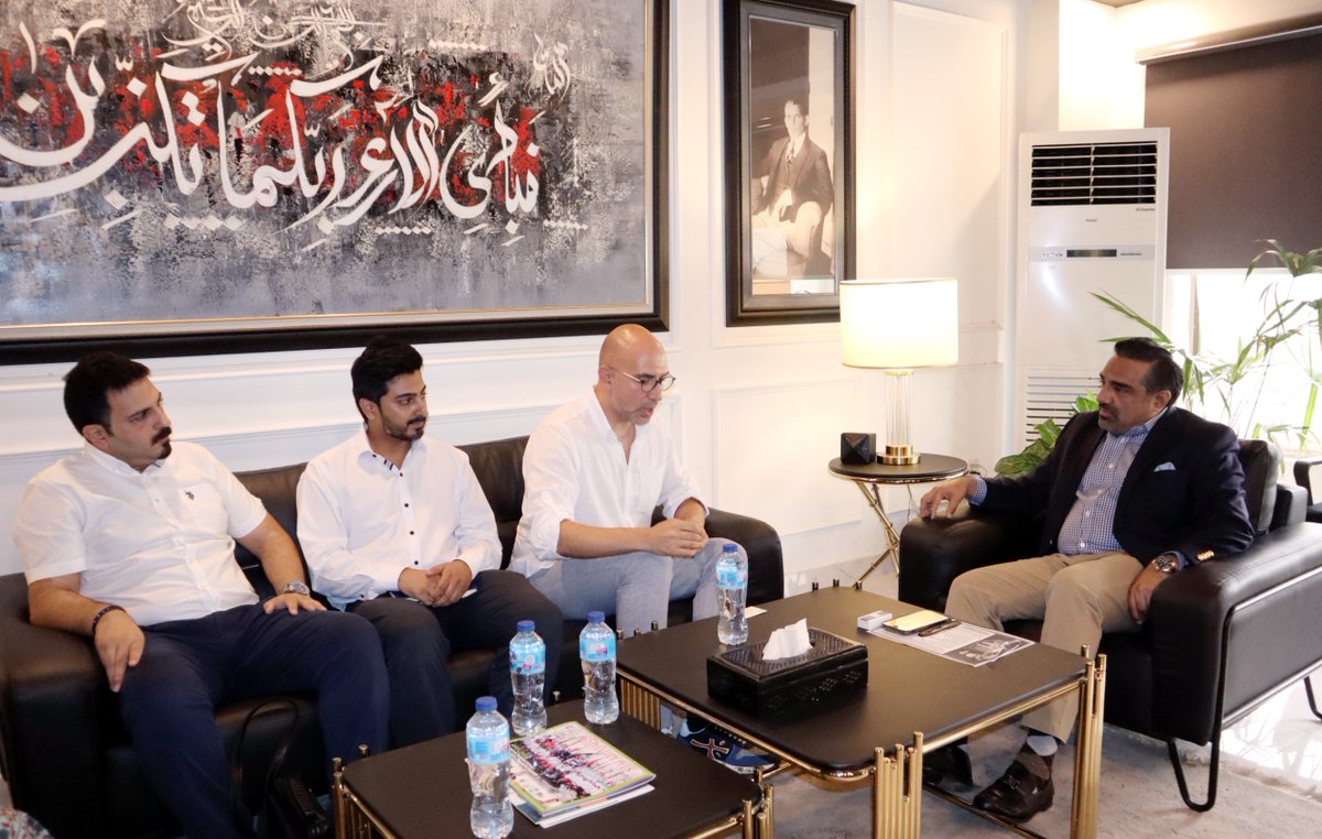 A delegation of officials from Eastern Mediterranean University (EMU), Northern Cyprus, Turkey, met with Mr. Muhammad Aamir Jan, Executive Director of NAVTTC, at his office.

#NAVTTC #turkey #Pakistan