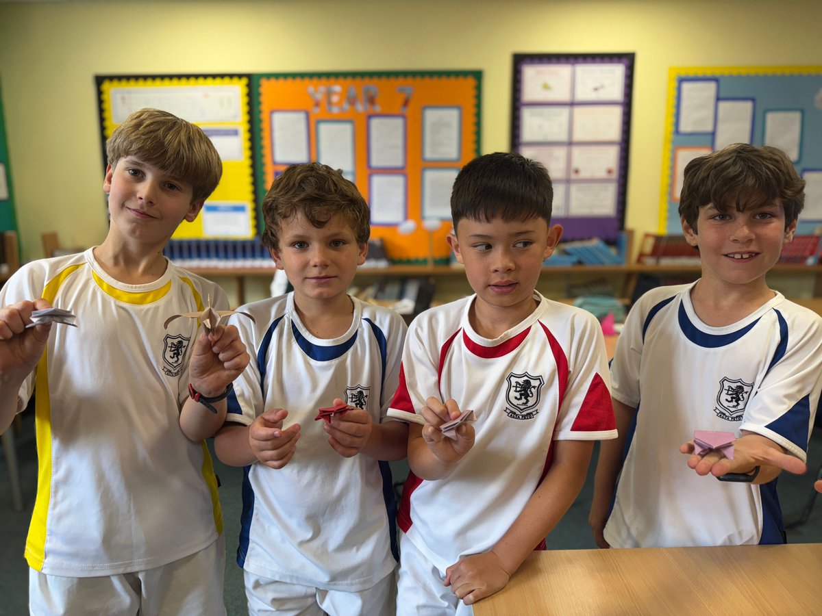 shrewsburyhouse's tweet photo. Before setting off on their residential trip tomorrow, Year 4 kicked off Activity Week with some French fun, mindful origami folding, and a hands-on science project that got their brains buzzing! 🔬 What a brilliant way to start the adventure! #ShrewsburyHouse #ActivityWeek #Fun https://t.co/upOvzGgx83