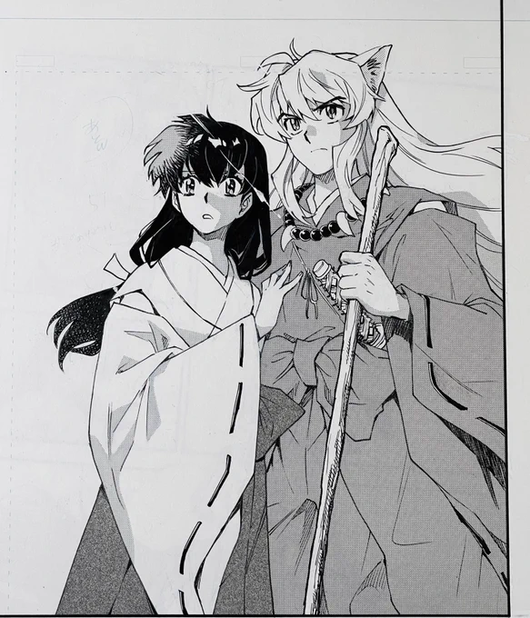 三姫の物語であると同時に、私やファンのみなさんが『犬夜叉』と共に過ごした青春への思いと感謝をキャラに届ける作品として描きました。いわば単行本10巻ぶんの私からキャラへのラブレター。愛の重い公式コミカライズ。 