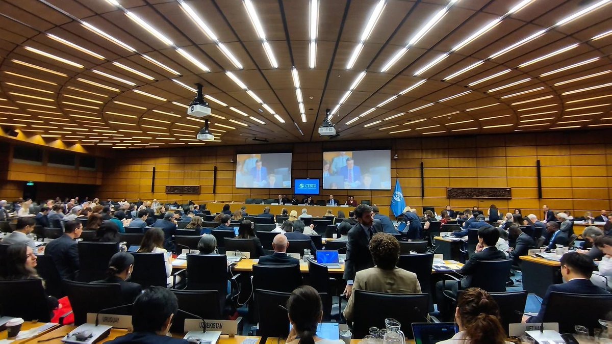 Türkiye at the UN Vienna (@tc_bmviyanadt) on Twitter photo Başkan Yardımcılığı görevini yürüttüğümüz Nükleer Denemelerin Kapsamlı Yasaklanması Antlaşması Hazırlık Komisyonu 64. Oturumundaki beyanımızda 🇹🇷 ülkemizin Antlaşmanın amaçlarına bağlılığını bir kez daha vurguladık, içinden geçtiğimiz dönemde Antlaşmanın küresel nükleer Başkan Yardımcılığı görevini yürüttüğümüz Nükleer Denemelerin Kapsamlı Yasaklanması Antlaşması Hazırlık Komisyonu 64. Oturumundaki beyanımızda 🇹🇷 ülkemizin Antlaşmanın amaçlarına bağlılığını bir kez daha vurguladık, içinden geçtiğimiz dönemde Antlaşmanın küresel nükleer