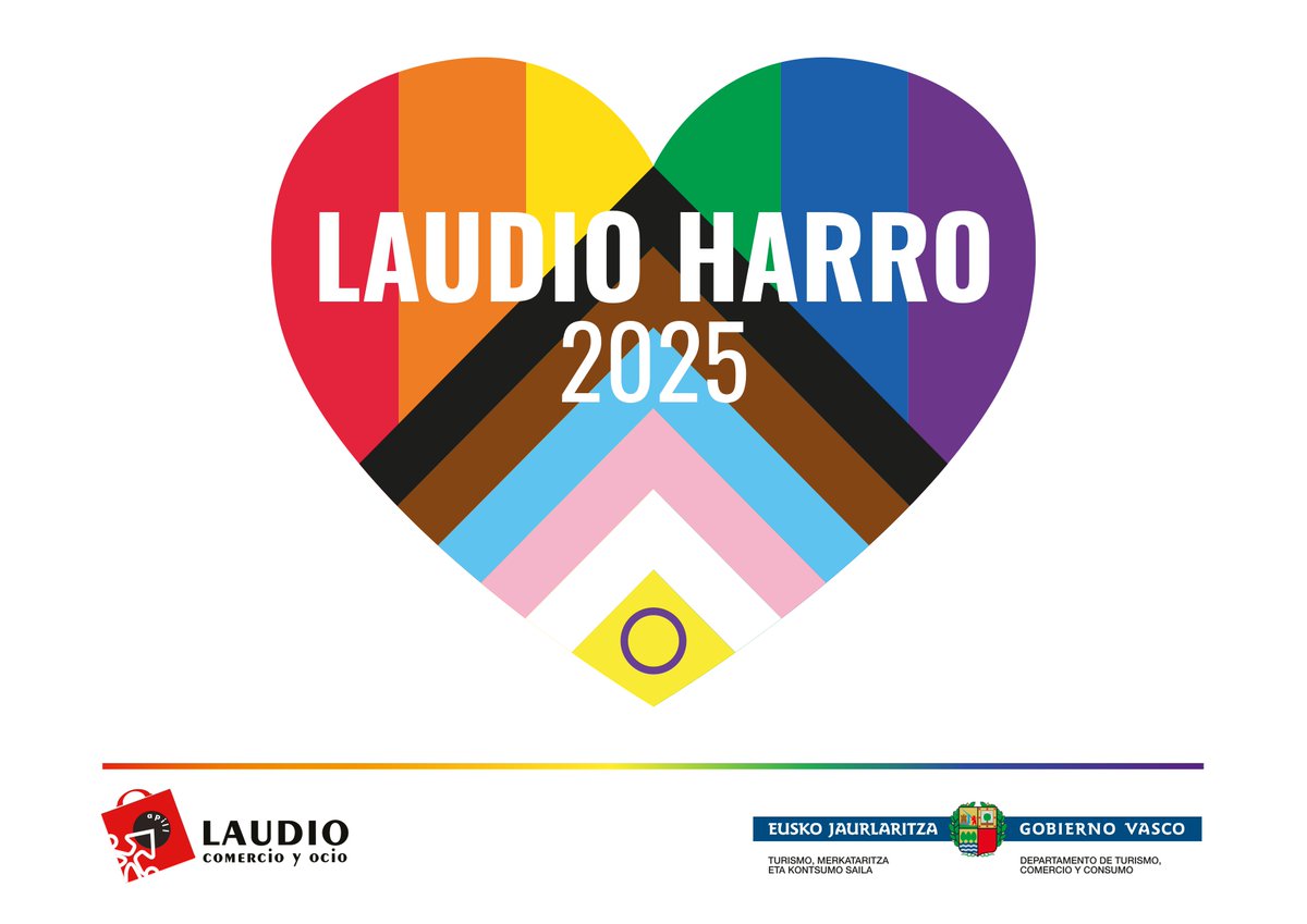 Merkataritza harro janzten da. 🏳️‍🌈Aniztasuna babesten dugu, errespetua ospatzen dugu.
El comercio se viste con orgullo. 🏳️‍🌈 Apoyamos la diversidad, celebramos el respeto.
Ekainak 27-29 junio - 💜💛💙 
zuin.net/laudiok-sexu-e…