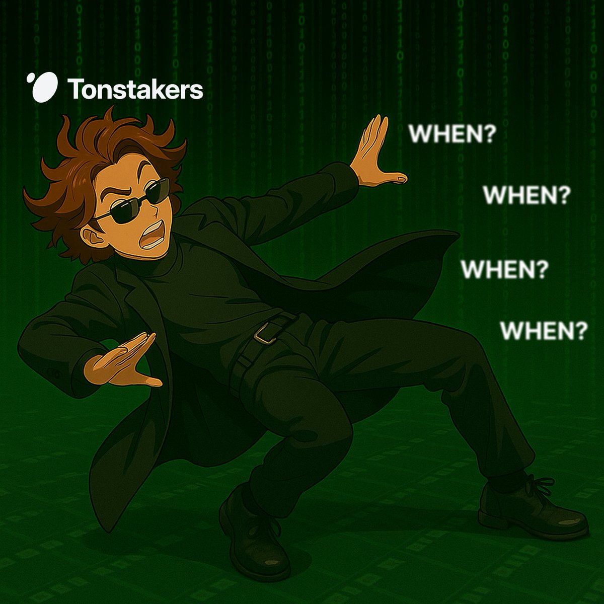 Tonstakers | TON Liquid Staking (@tonstakers) on Twitter photo Day 35 waiting for <a href="/s0meone_u_know/">Viktor ๐งก</a>โs animation to break the internet ๐
๐ช๐๐๐ก? Day 35 waiting for <a href="/s0meone_u_know/">Viktor ๐งก</a>โs animation to break the internet ๐
๐ช๐๐๐ก?