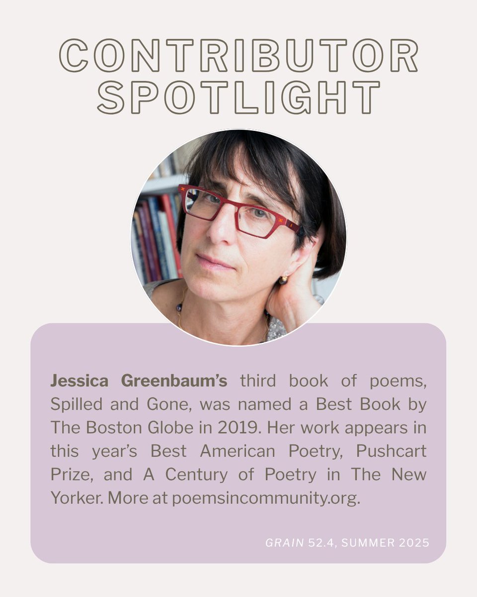52.4 CONTRIBUTOR SPOTLIGHT: JESSICA GREENBAUM!