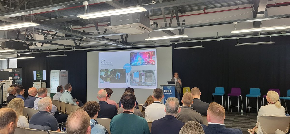 EventfulPepper's tweet image. Laura Hanlon, Solution Architect for Edge Manufacturing is speaking with our audience today at AlloComp AI Forward &amp;gt;Future Work at @DellTech 

#AIEdge #AIOptimisation #AIFORWARD25