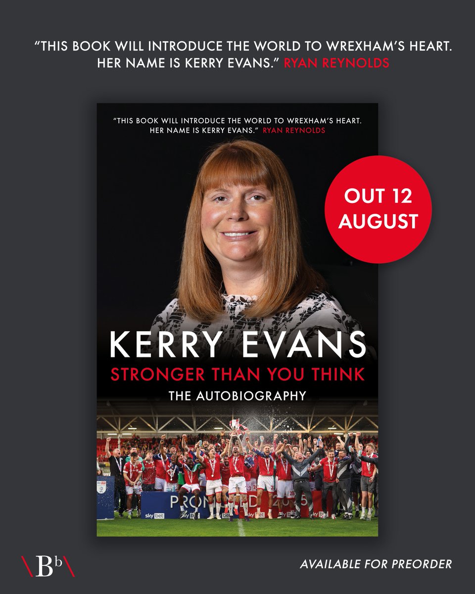 Biteback Publishing (@bitebackpub) on Twitter photo 💖“This book will introduce the world to Wrexham’s heart. Her name is Kerry Evans.” <a href="/VancityReynolds/">Ryan Reynolds</a>
Kerry has faced incredible challenges but has never let them define her.
⚽Through her work as disability liaison officer at Wrexham AFC, she has become a powerful force for 💖“This book will introduce the world to Wrexham’s heart. Her name is Kerry Evans.” <a href="/VancityReynolds/">Ryan Reynolds</a>
Kerry has faced incredible challenges but has never let them define her.
⚽Through her work as disability liaison officer at Wrexham AFC, she has become a powerful force for