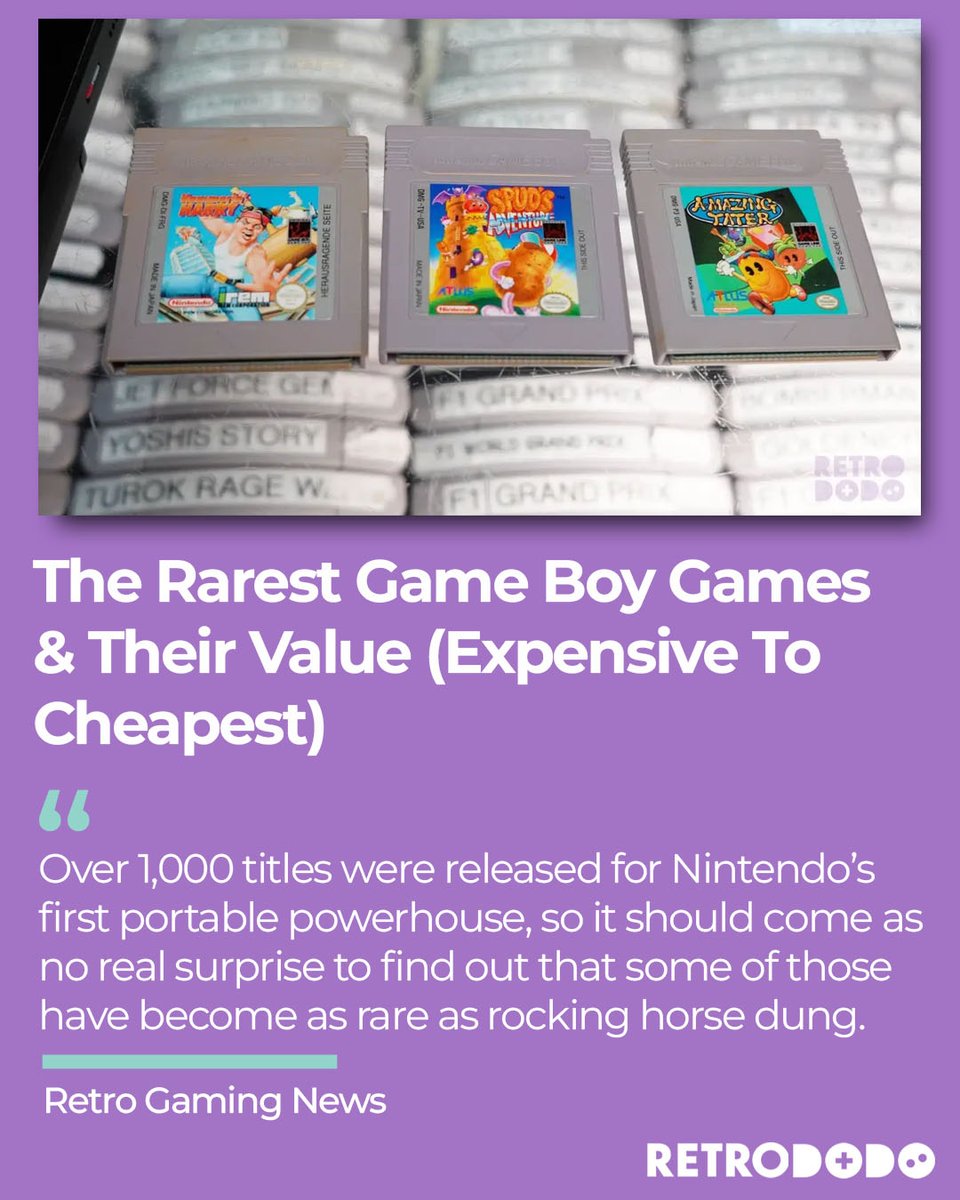retro_dodo's tweet photo. Make sure your wallet isn't looking... 🫣

#gameboygames #retrogamers https://t.co/DqRt1caQsM