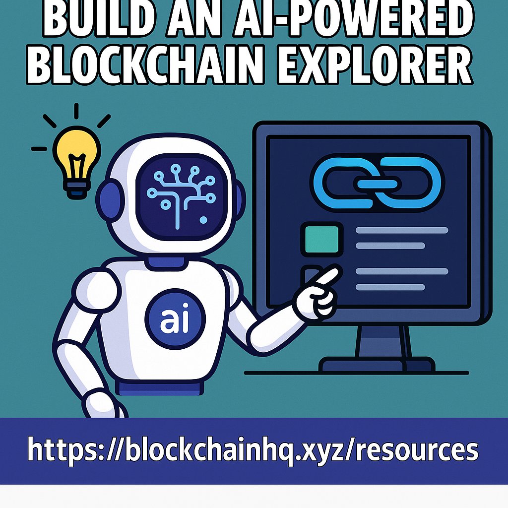 blockchainhqxyz's tweet image. Day 38 of 100: Build an AI-Powered Blockchain Explorer
Ever wondered how to combine the power of AI with blockchain technology?
This tutorial walks you through building a blockchain explorer enhanced by AI capabilities by @thirdweb.
It's a great way to understand how smart…
