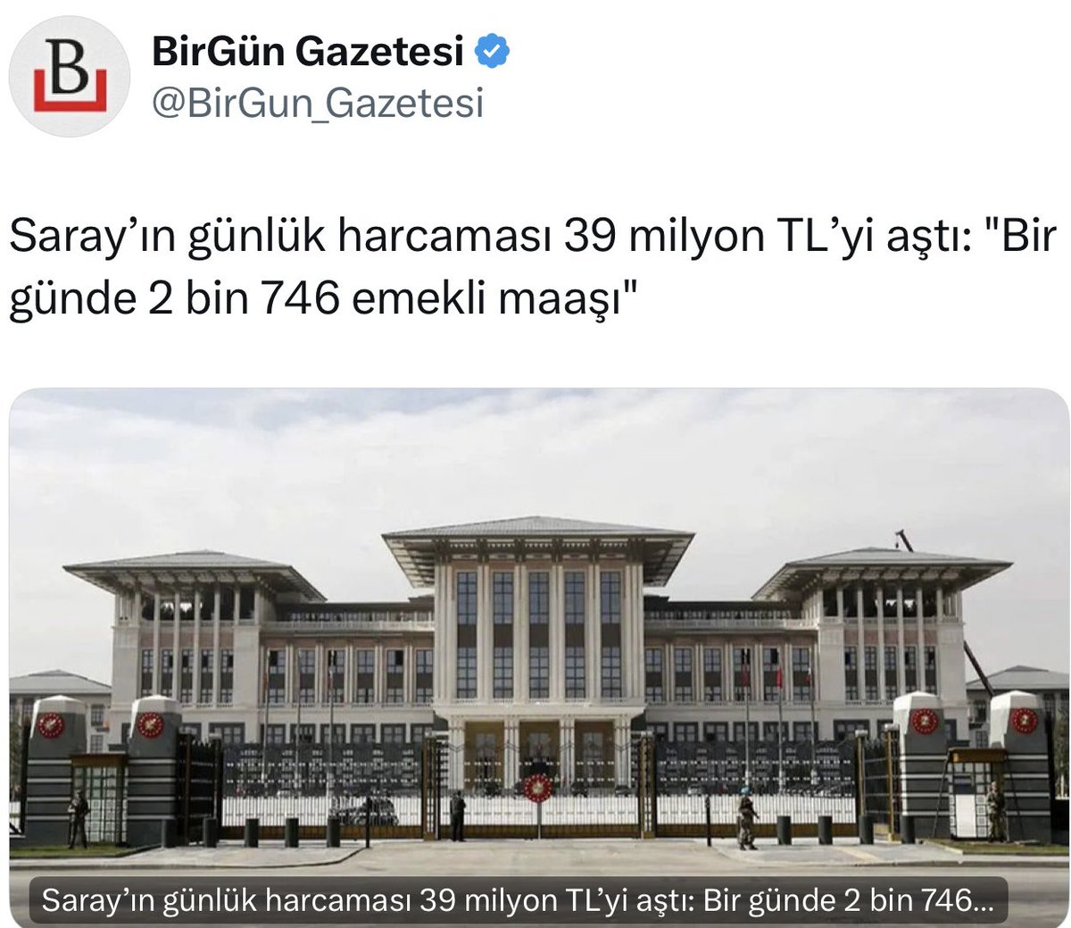 “Şatafata ve lükse hayır!” çağrısının yapıldığı saray!

#TürkiyeSarayaÇalışıyor