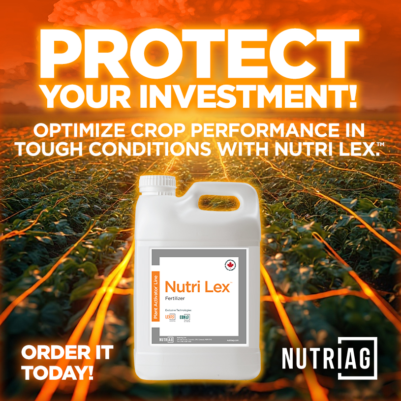 Summer stress is here! ☀️🔥🥵

Heat, drought, and abiotic stress steal yield. But Nutri Lex™ helps! With K, Ca, Mg, B, and exclusive LEX™ &amp; EBN™ tech, it boosts growth during tough conditions.

Keep crops strong with Nutri Lex™!