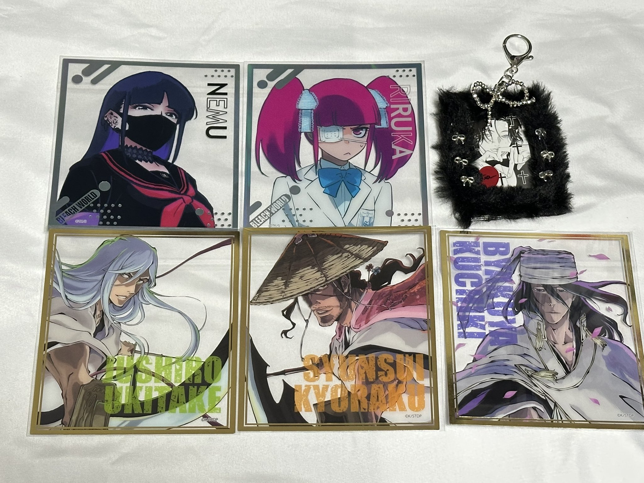 BLEACH WORLD アクリルコースター クリアミニ色紙 缶バッジ ② オリジナルグッズ｜BLEACH WORLD