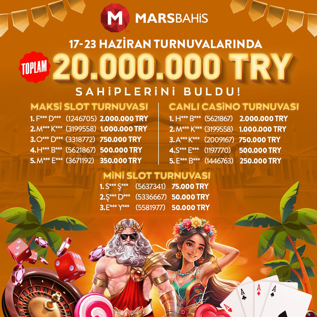 #Marsbahis Üyelik: bit.ly/43jETAa
Telegram Hattı: t.me/Marsbahiscenter
#1XBETTH #1WIN #mariobet #pusulabet #jojobet #denemebonusu #Bitcoin #Betturkey #BIST1OO #FootballBetting #Galatasaray #Fenerbahçe #Beşiktaş #SONDAKİKA #borsa #altın #FIFACWC Inter Miami #WWERaw