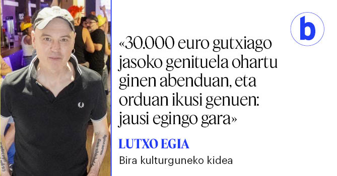 berria's tweet photo. Diru laguntzen murrizketek egitura profesionalik gabe aritzera behartuko dute Bilboko @BIRA_Kultura​k. Gune horrek euskara biziberritzeko eta  euskal kultura sustatzeko duen garrantzia nabarmendu dute Lutxo Egia eta  Oihana Bartra kideek.
@iastiz https://t.co/8vBkzRTV2u https://t.co/R7ZxkwOI45