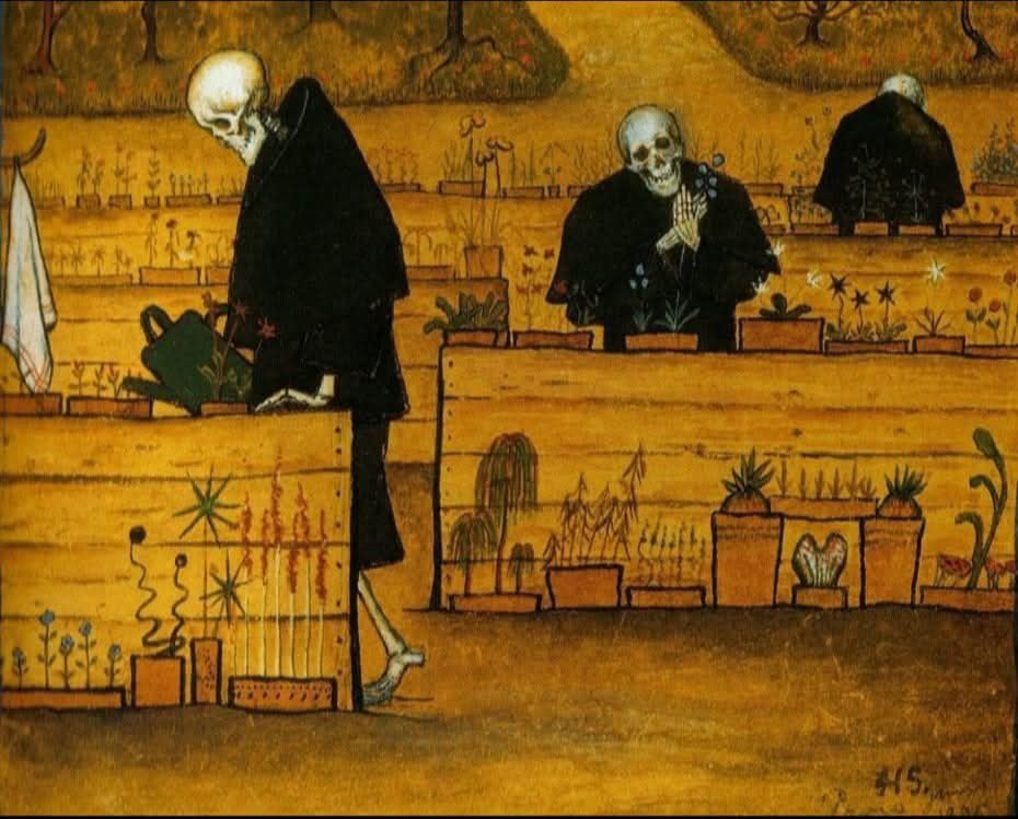 ~ The Garden of Death
by Hugo Simberg, 1896