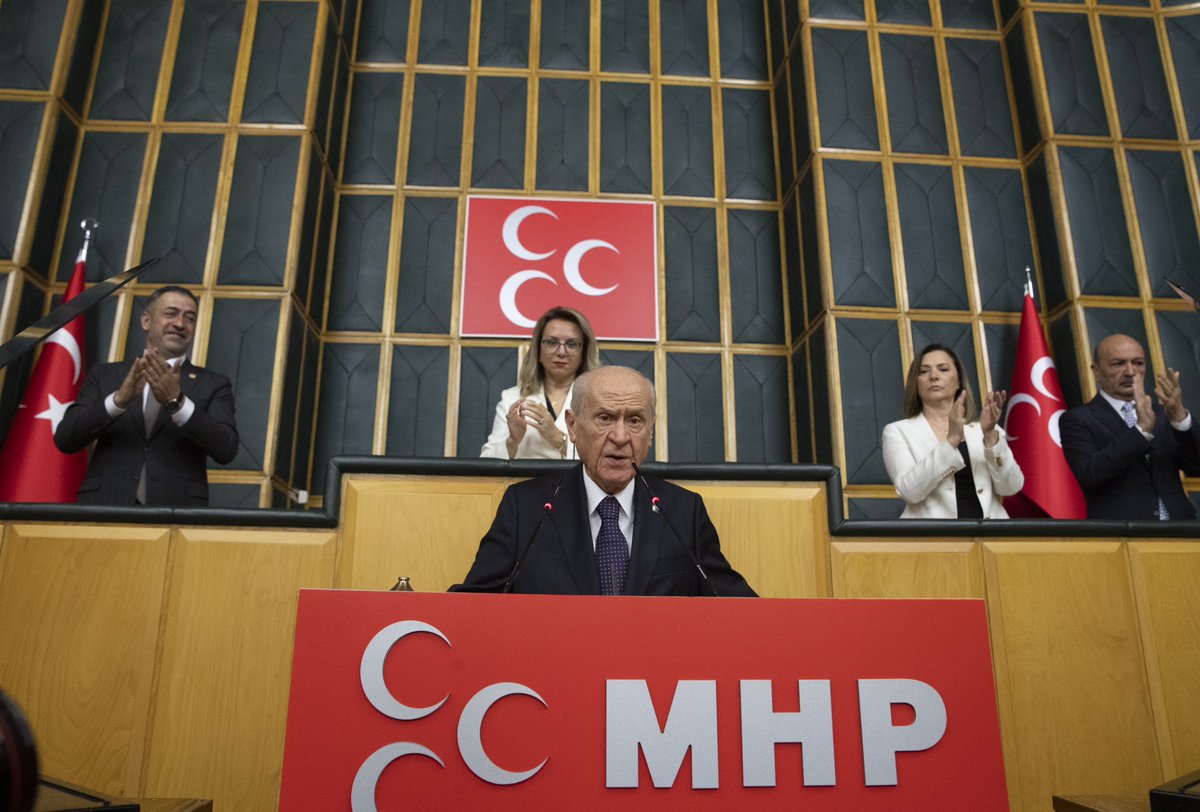 MHP TBMM Grubu #MHP (@mhptbmmgrubu) on Twitter photo Genel Başkanımız Sayın Devlet BAHÇELİ <a href="/dbdevletbahceli/">Devlet Bahçeli</a> TBMM Grup toplantımızı gerçekleştirdi.
24.06.2025 Genel Başkanımız Sayın Devlet BAHÇELİ <a href="/dbdevletbahceli/">Devlet Bahçeli</a> TBMM Grup toplantımızı gerçekleştirdi.
24.06.2025